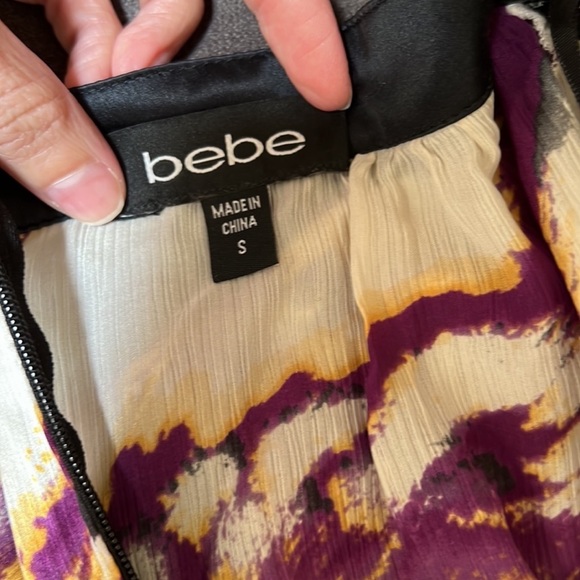 EUC Bebe silk dress size S - Picture 12 of 16